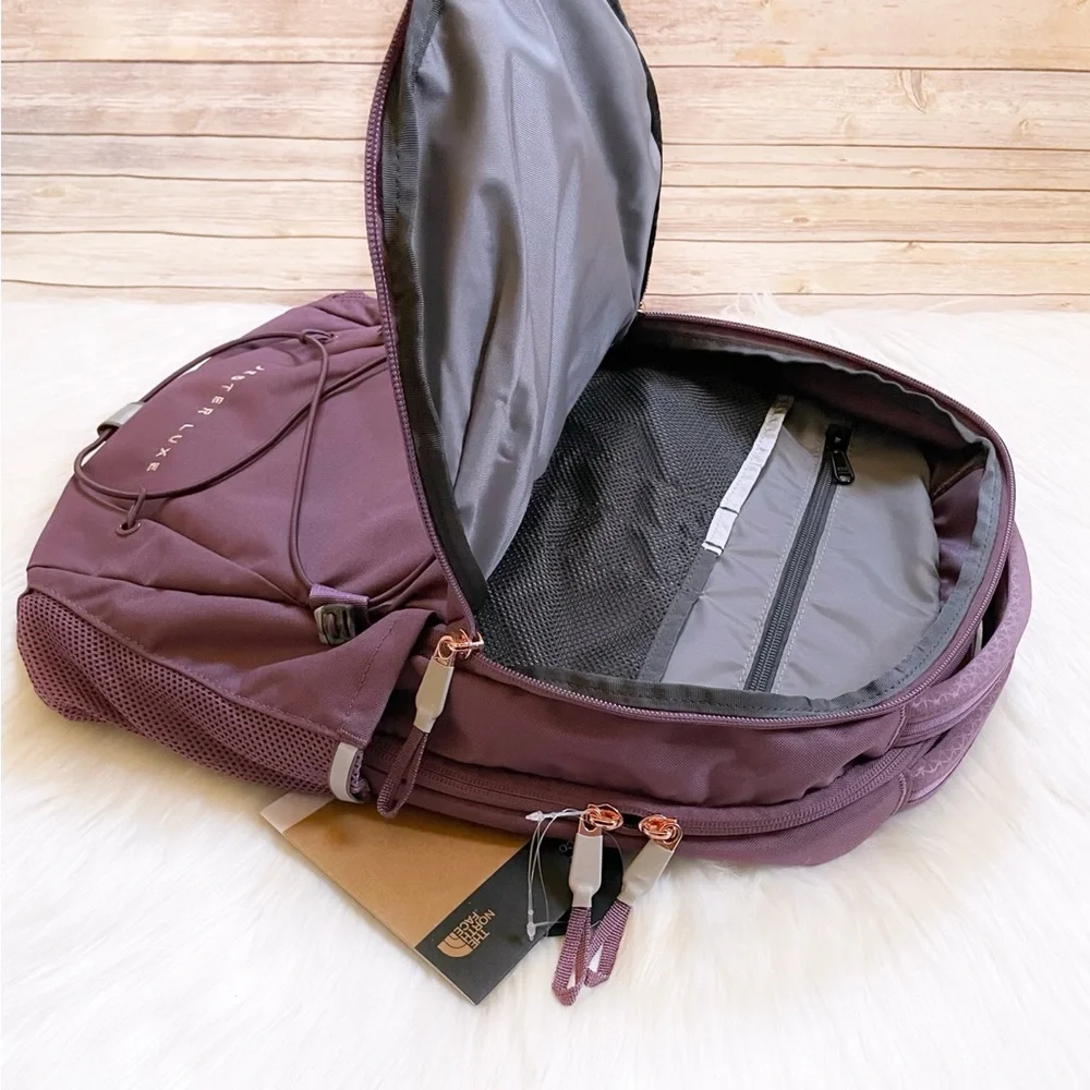The North Face Women’s Jester Luxe 27 Liter Backpack In Midnight Mauve - Picture 5 of 7